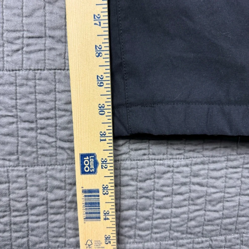 Eddie Bauer Fleece Lined‎ Tech Pants Men 32x32 (31x31) Black Outdoors Nylon